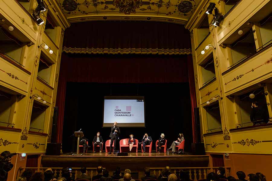 Inaugural talk at the theater